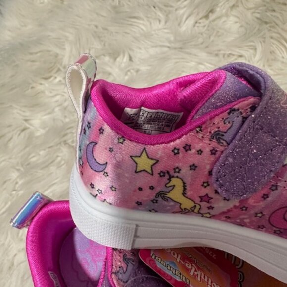 NIB Sketchers Twinkle Sparks/Unicorn Dreaming (pink,multicolour) Toddler… - Picture 5 of 7